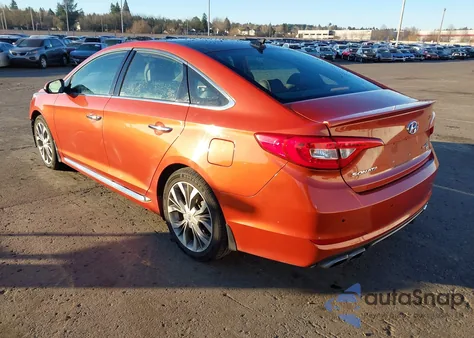 2015 Hyundai Sonata Limited 2.0T from USA, damaged, VIN 5NPE34AB8FH165522
